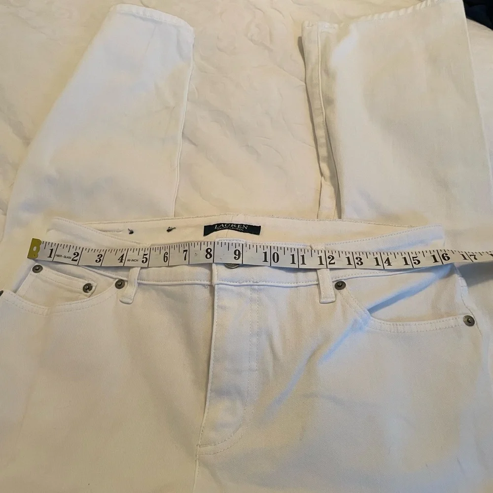 Ralph Lauren Size 10, White, Premier Straight - Picture 6 of 12